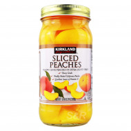Kirkland Signature Sliced Peaches Extra-Light Syrup 680g 